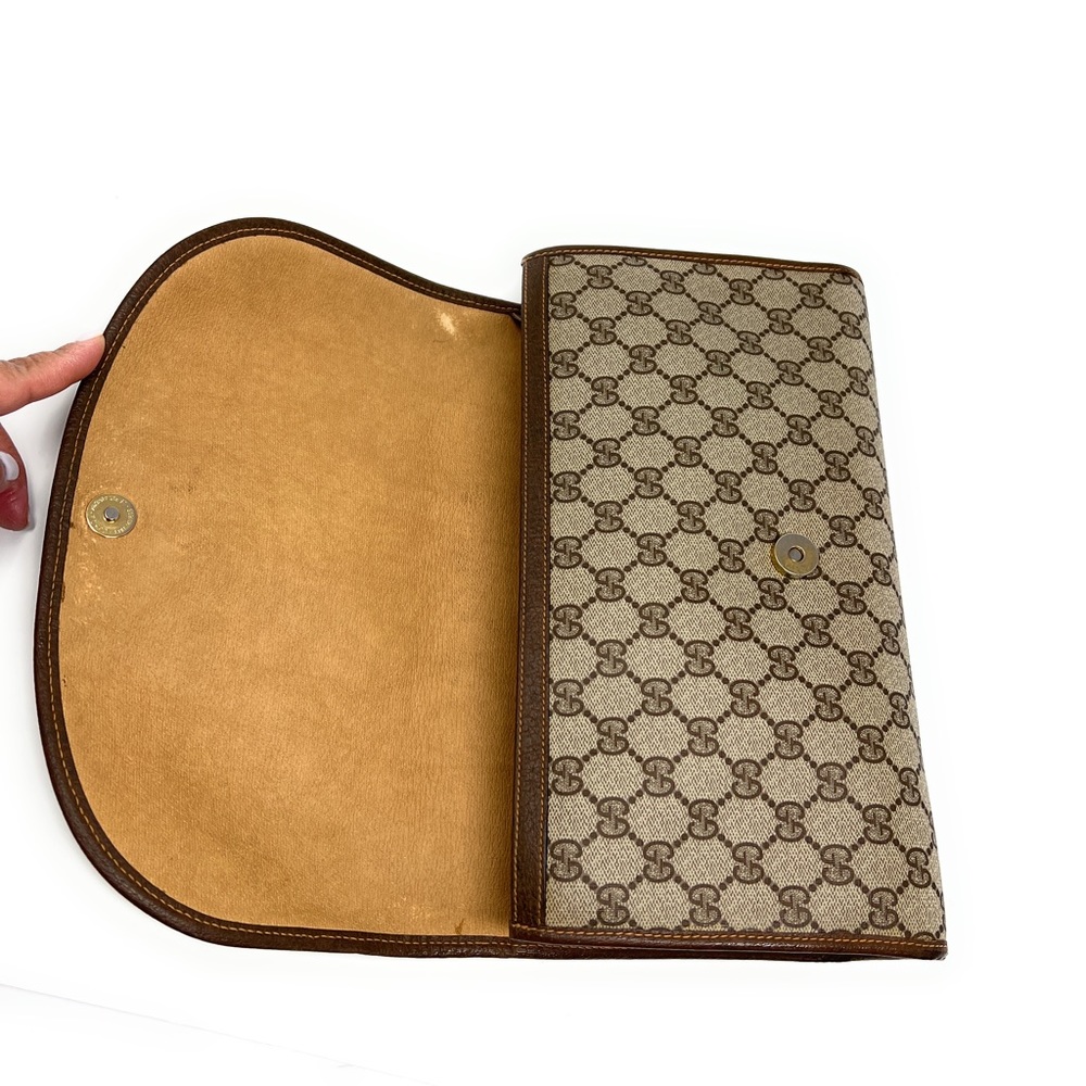 Gucci Clutch Crossbody Bag Handbag Sherry line Large Bag - Picture 9 of 16